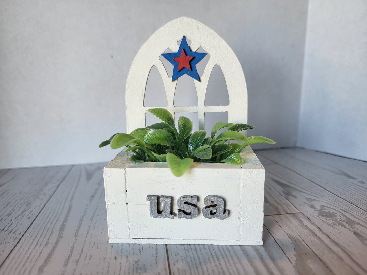 Patriotic Mini Window Box | Stars and Stripes