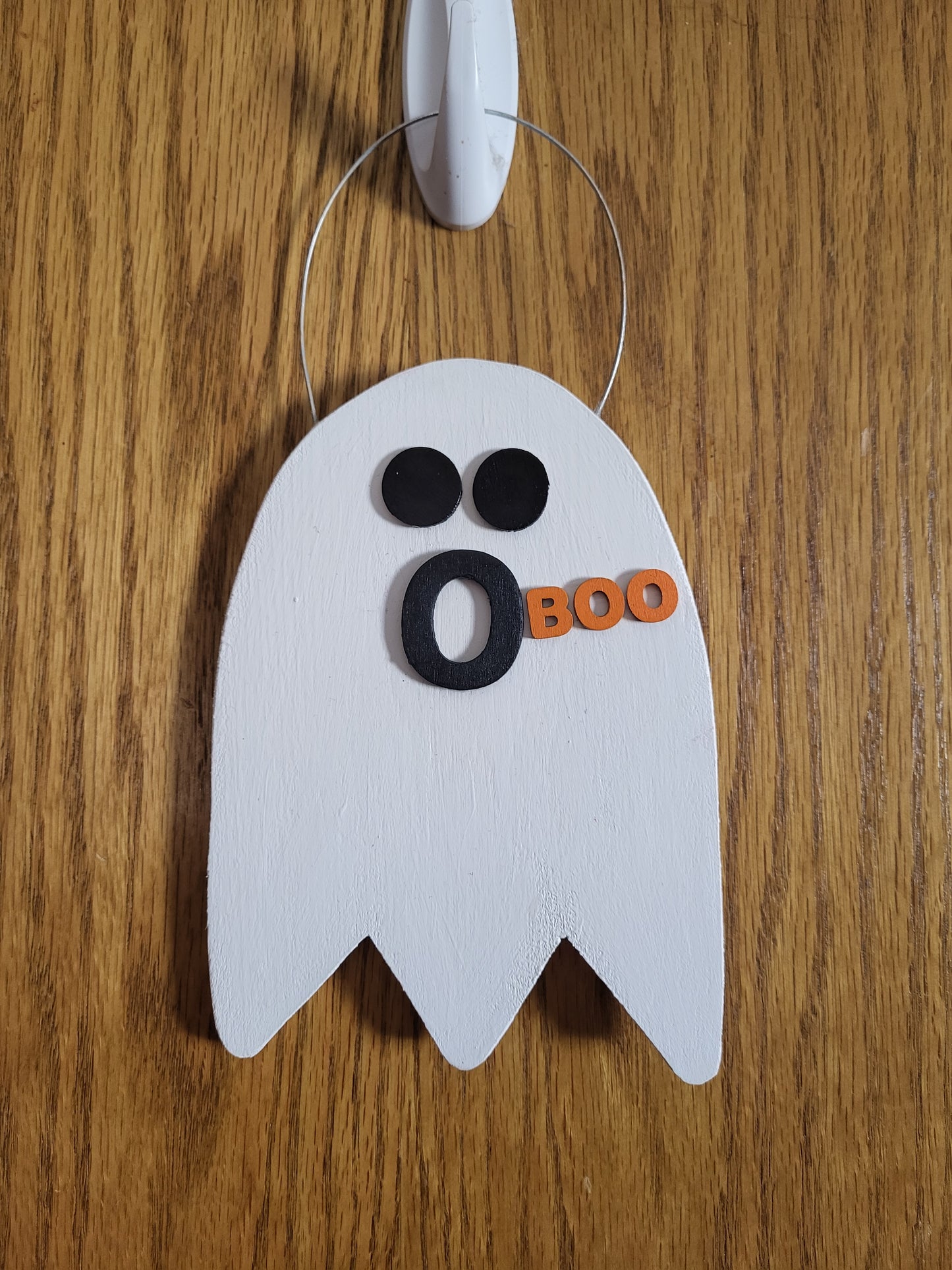 Rustic Halloween Ghost sign - hand-painted wooden home décor