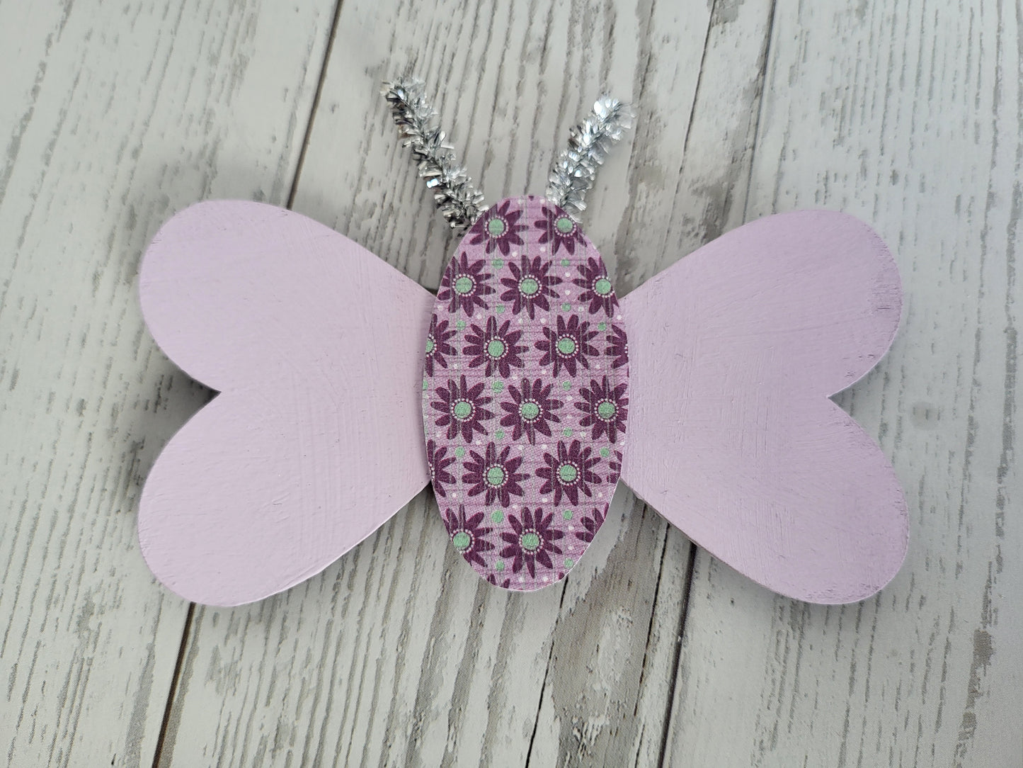 Handmade Spring Magnet Set - Rustic Wooden Decor