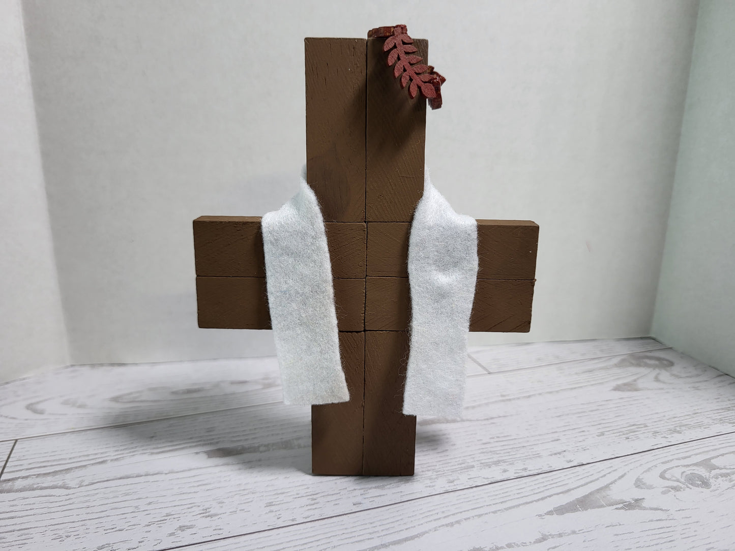 Handmade Religious Easter Shelf Sitters - Rustic Wooden Décor Collection