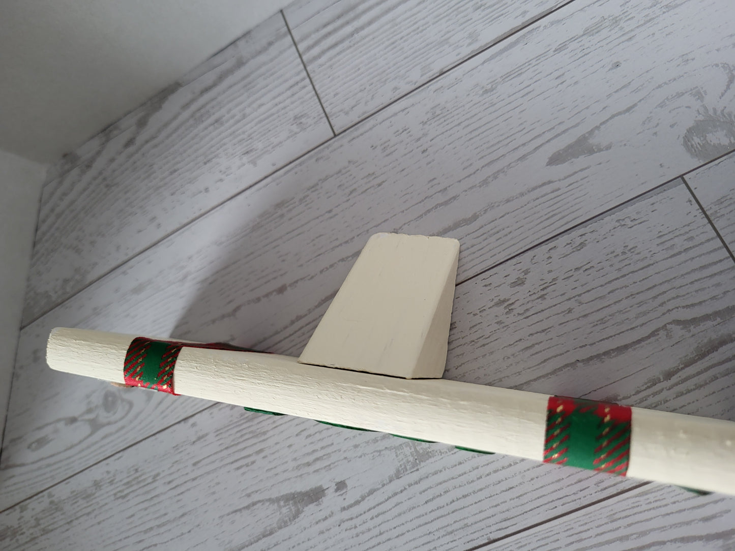 Rustic Christmas Word Sign - Handmade Wooden Shelf Décor