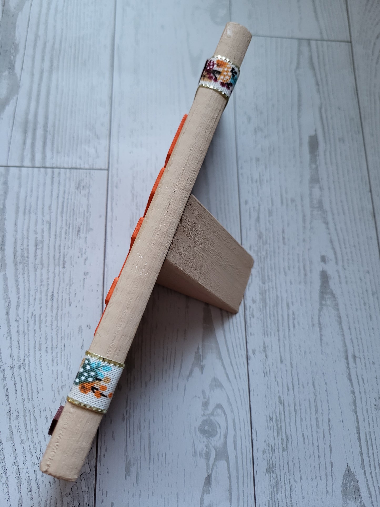 Rustic Fall Word Sign - Hand-painted Standing Wooden Décor