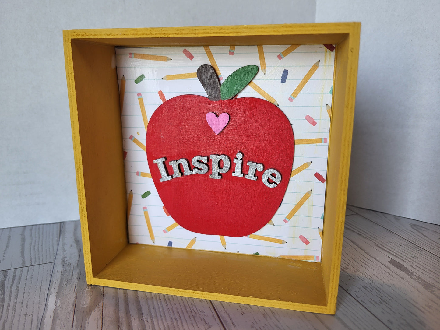 Teacher Inspire Shadow Boxes