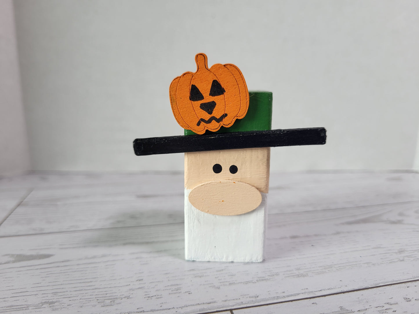 Handmade Halloween Shelf Sitters  - Rustic Wooden Décor Collection