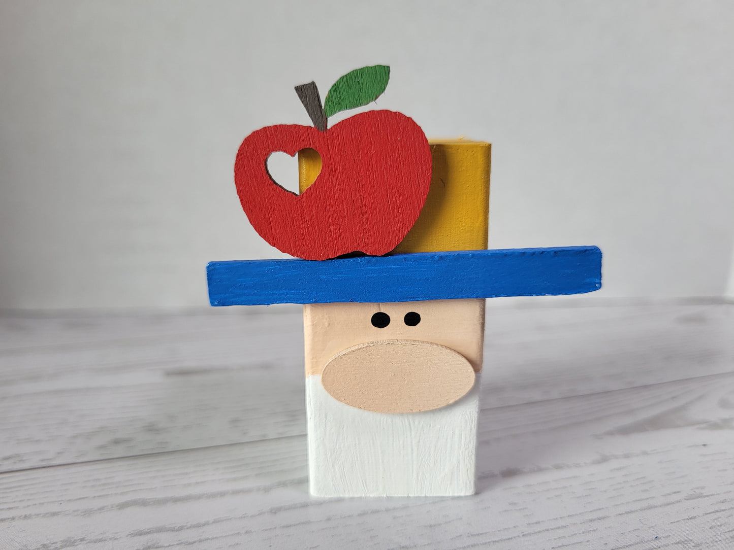 Handmade Back to School Shelf Sitters - Rustic Wooden Décor Collection
