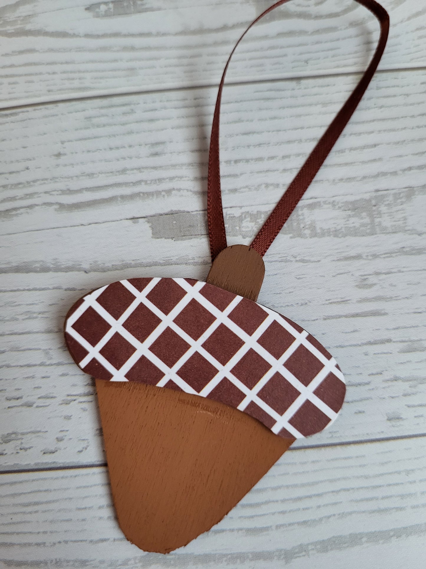 Handmade Fall Ornament Set - 12 handpainted ornaments for seasonal decorating