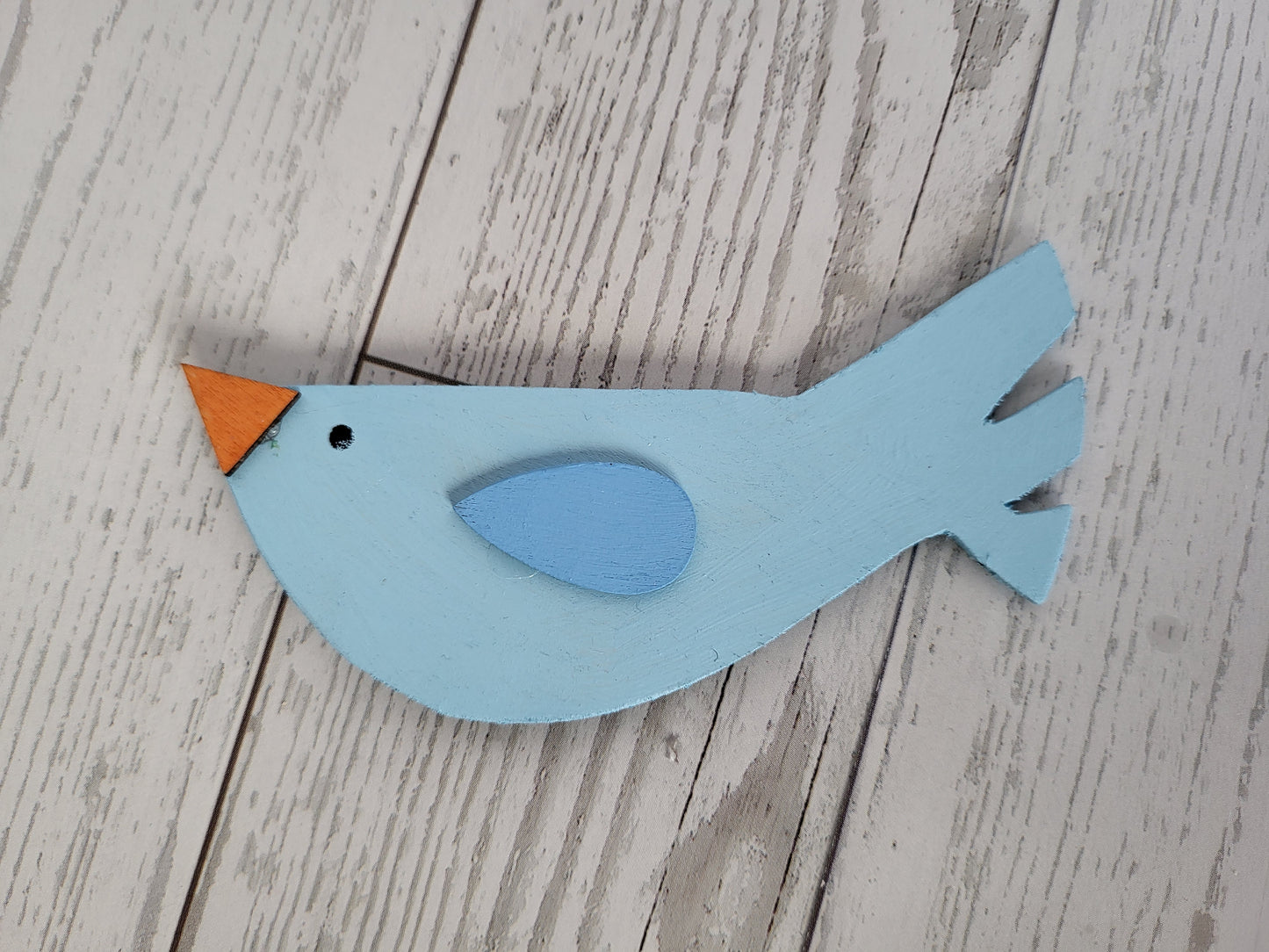 Handmade Spring Magnet Set - Rustic Wooden Decor