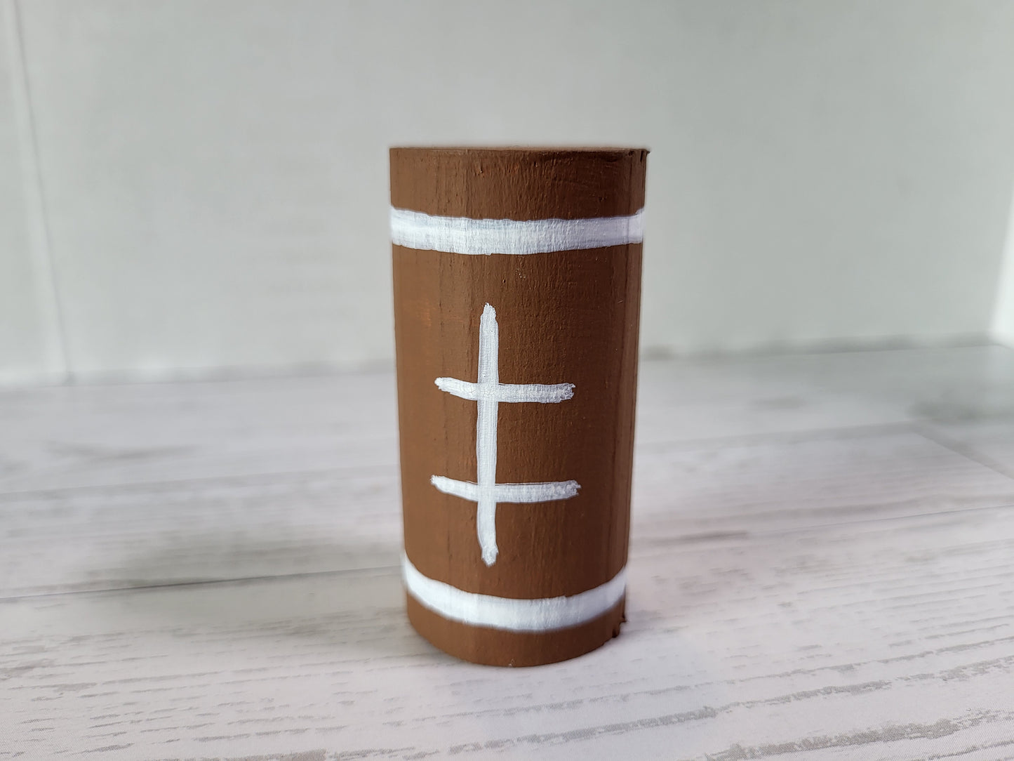 Football Shelf Sitter Collection – Custom Team Colors | Handmade Sports Décor