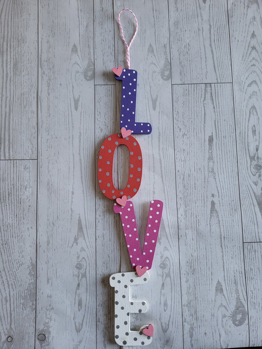 Valentine’s Letters Sign | Love Lives Here