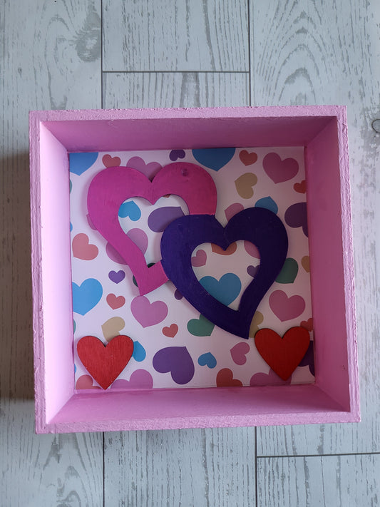Valentine's Shadow Box | Love Lives Here