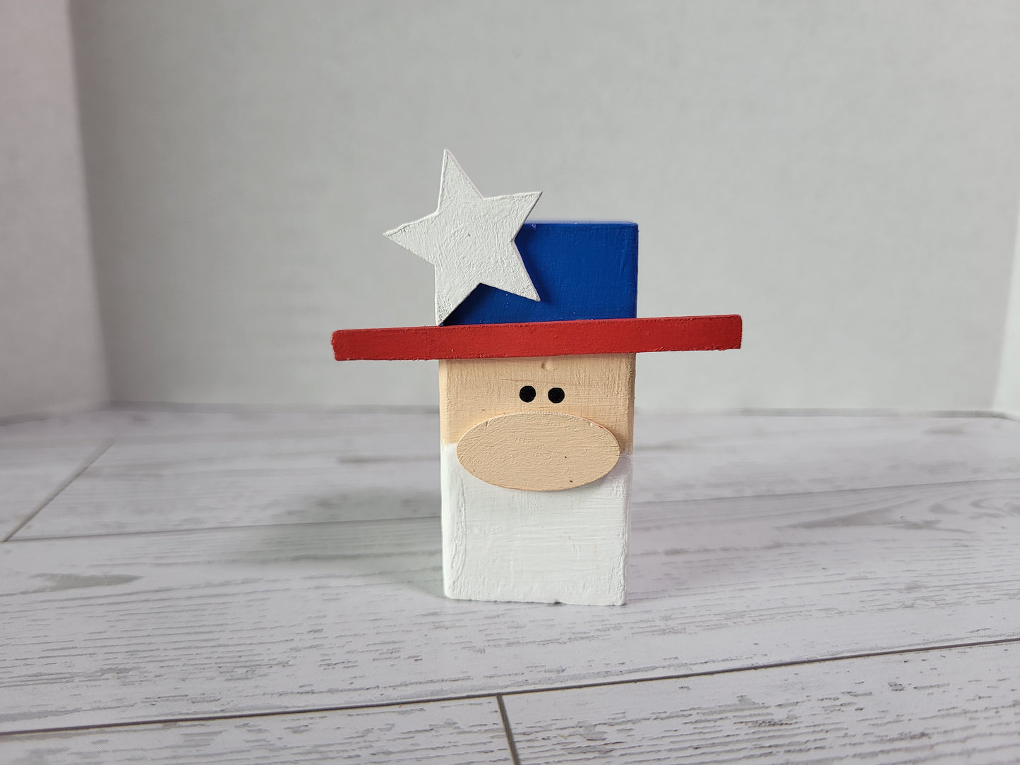 Handmade 4th of July Shelf Sitters  -  Rustic Wooden Décor Collection