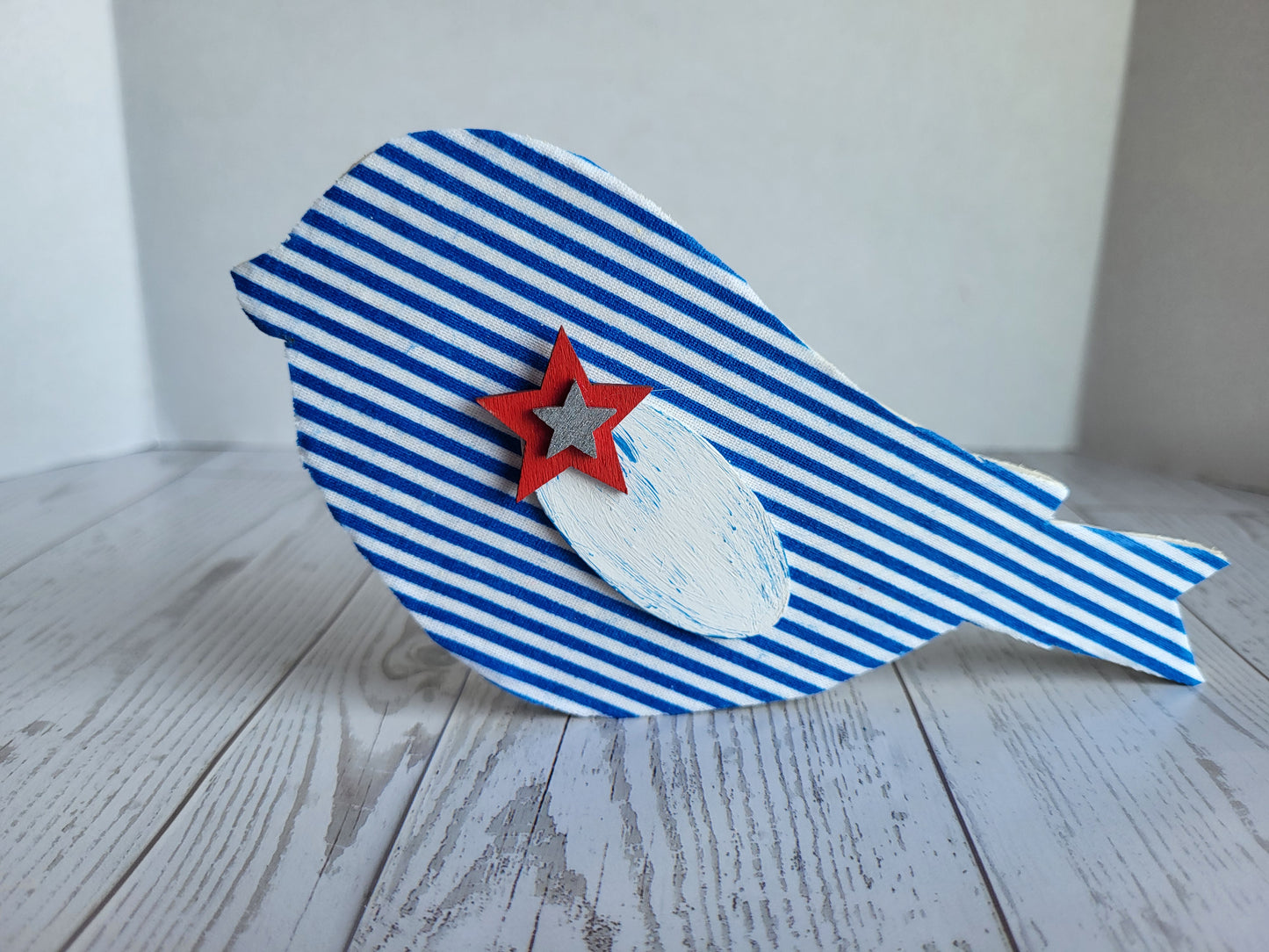 Patriotic Bird Shelf Sitters | Stars and Stripes