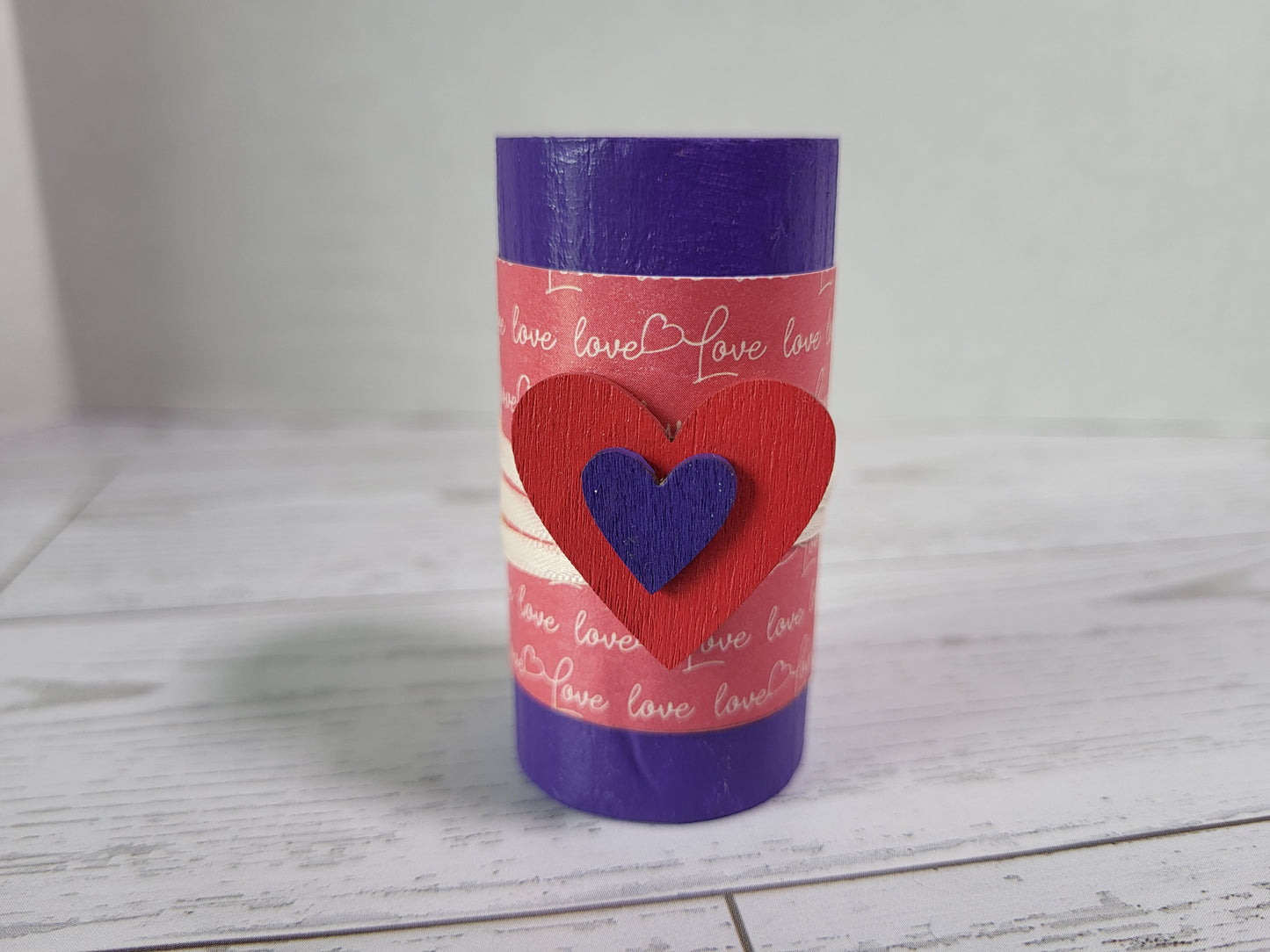Handmade Valentine's Day Shelf Sitters  - Rustic Wooden Décor Collection