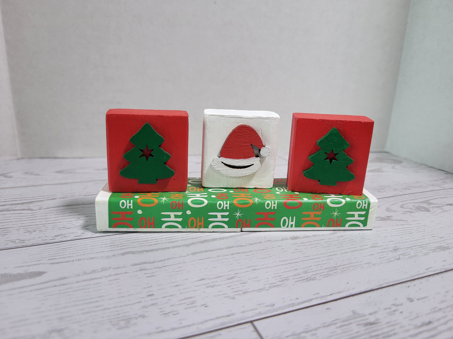 Handmade Christmas Shelf Sitters  - Rustic Wooden Décor Collection