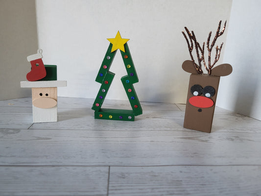 Cozy handmade holiday bundle - perfect for seasonal decorating and gift giving