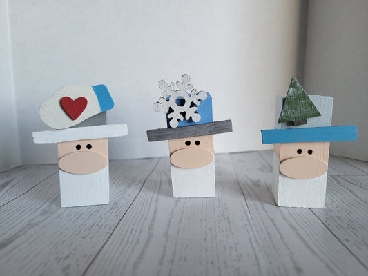 Winter Mini Gnome Trio