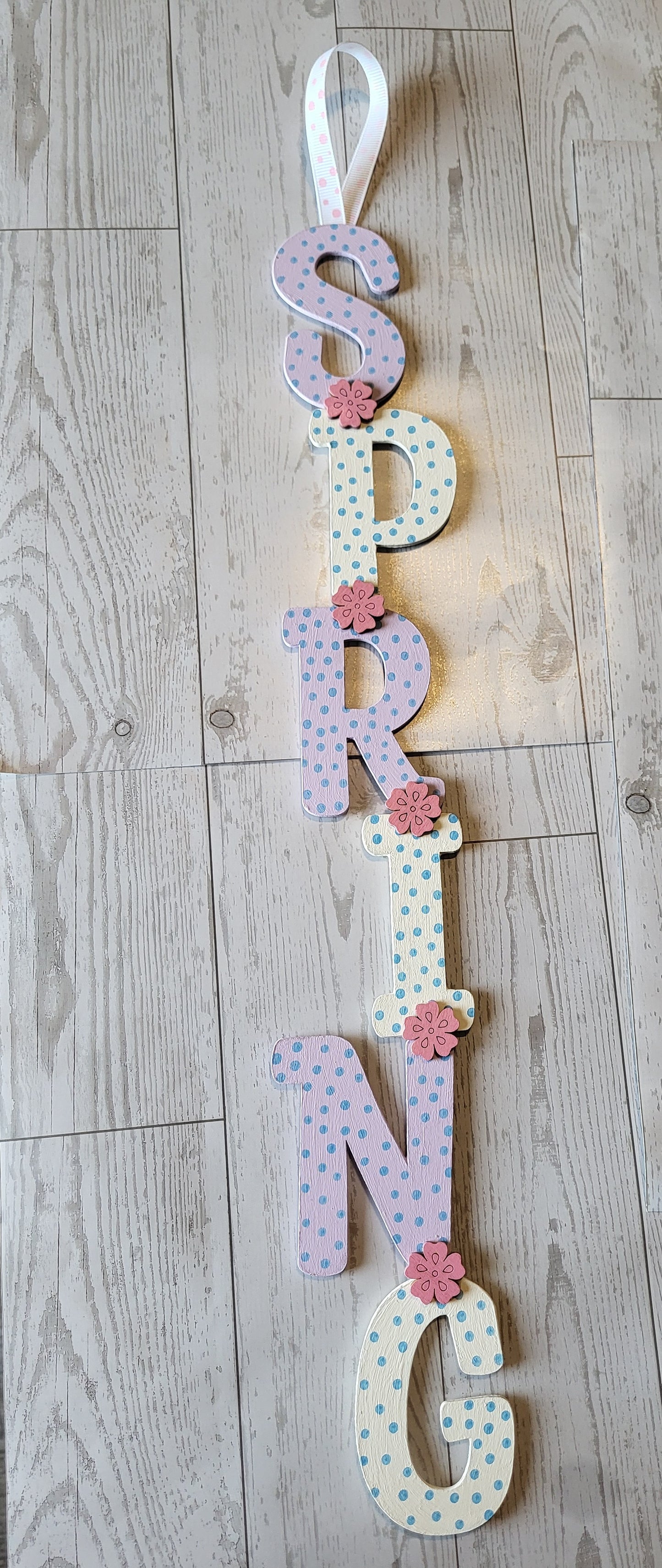 Spring Letters Sign | Welcome Spring