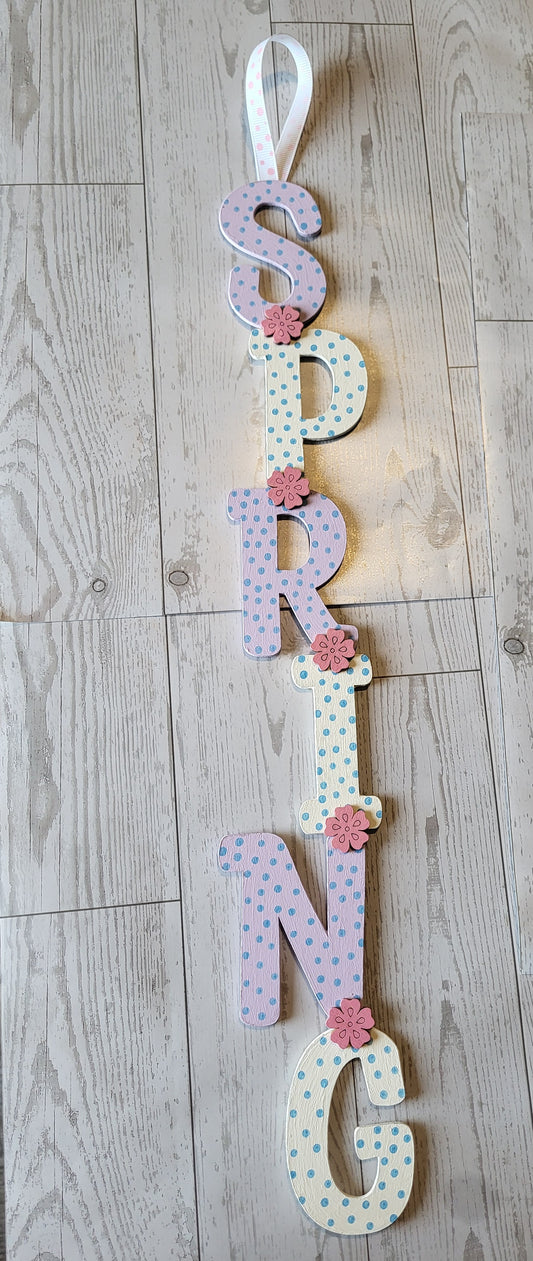Spring Letters Sign | Welcome Spring