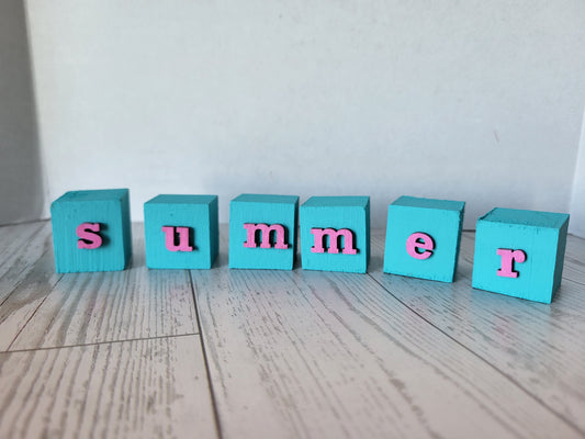Summer Mini Cube Set | Made for Summer