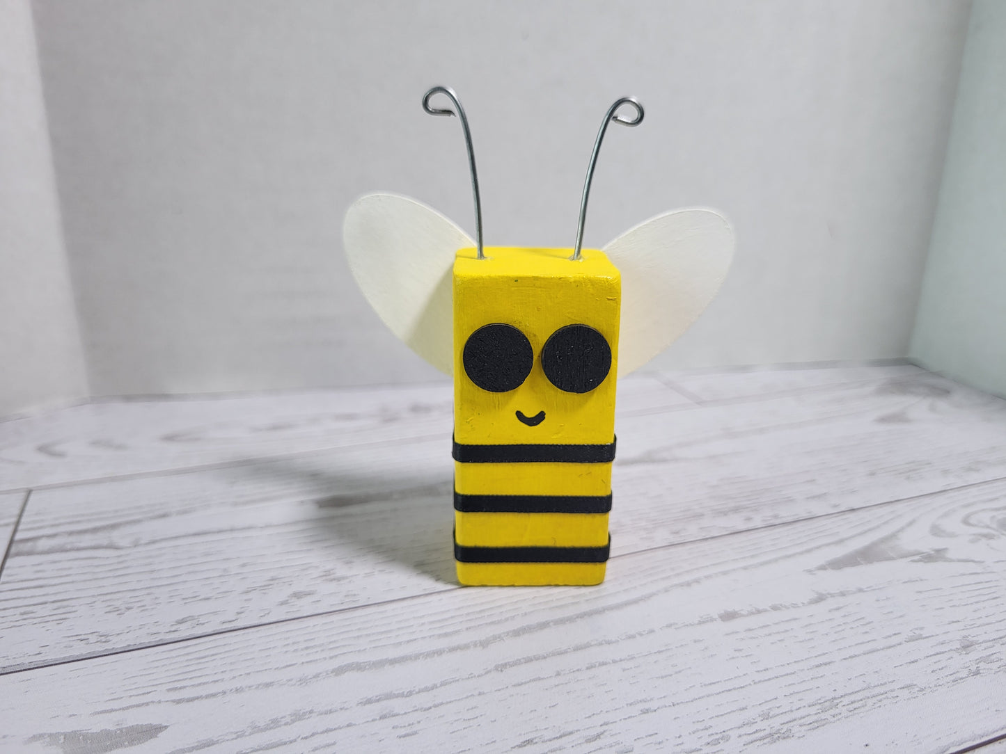 Handmade Summer Bee Shelf Sitters - Rustic Wooden Décor Collection