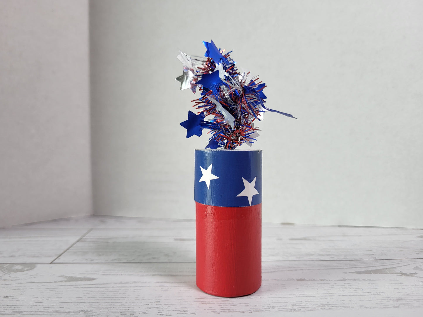 Handmade 4th of July Shelf Sitters  -  Rustic Wooden Décor Collection