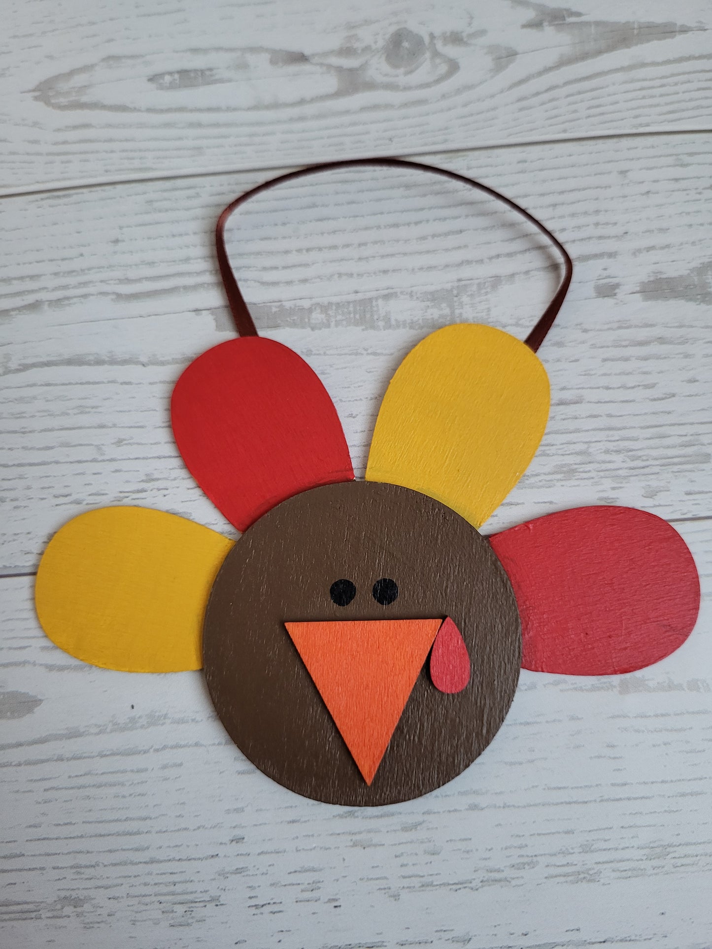 Handmade Thanksgiving Ornament Set - 12 hand-painted ornaments for seasonal decorating