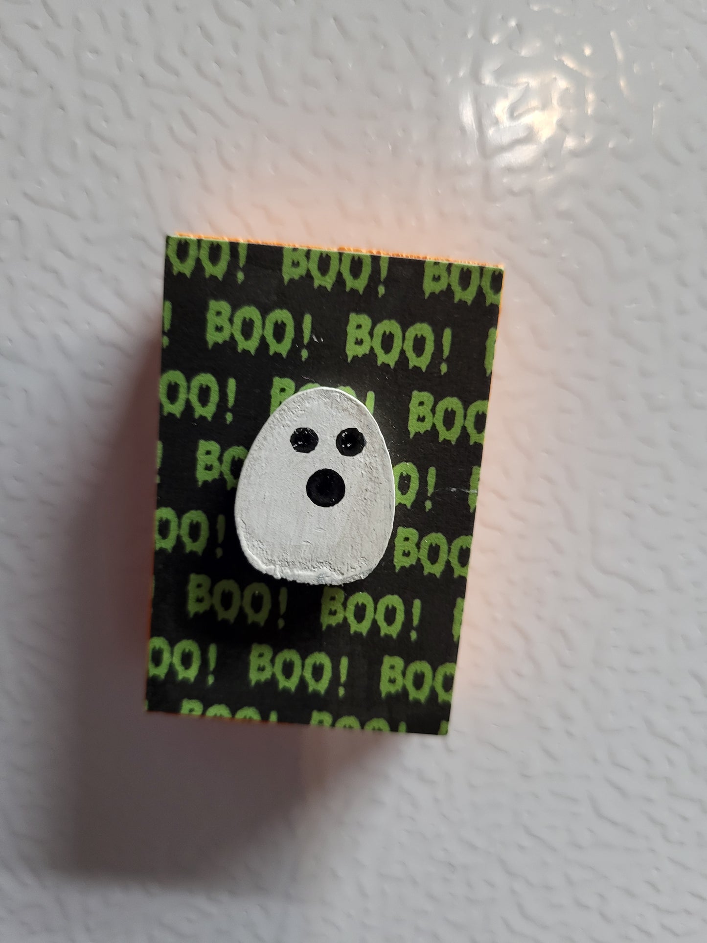 Handmade Halloween Magnet Collection - Rustic Wooden Décor