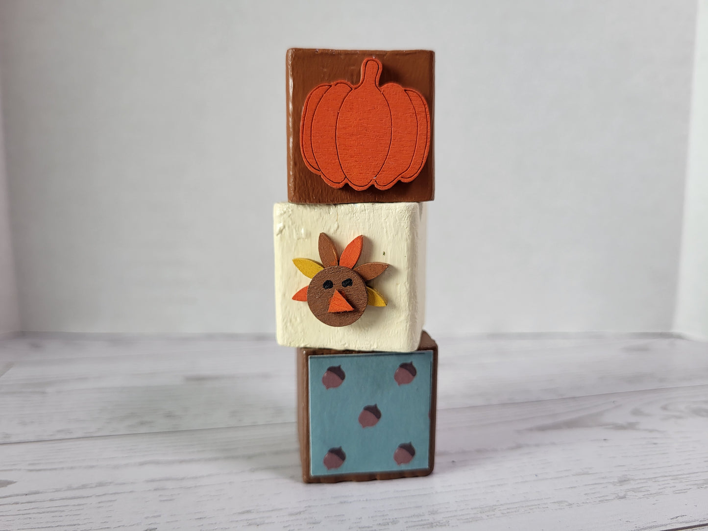 Handmade Thanksgiving Shelf Sitters  - Rustic Wooden Décor Collection
