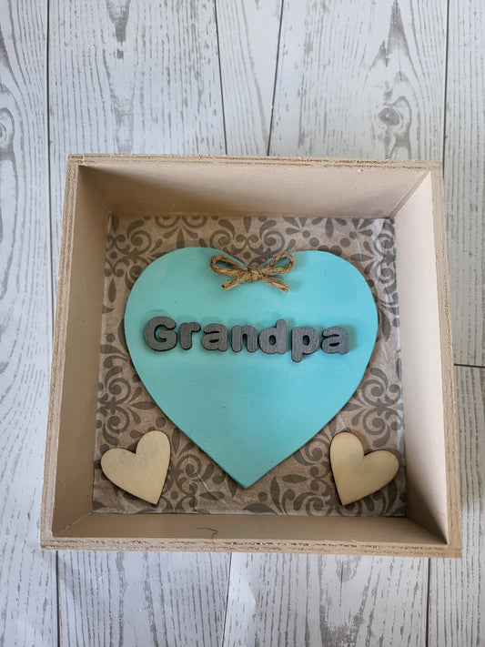 Grandpa Shadow Box | Made for Him
