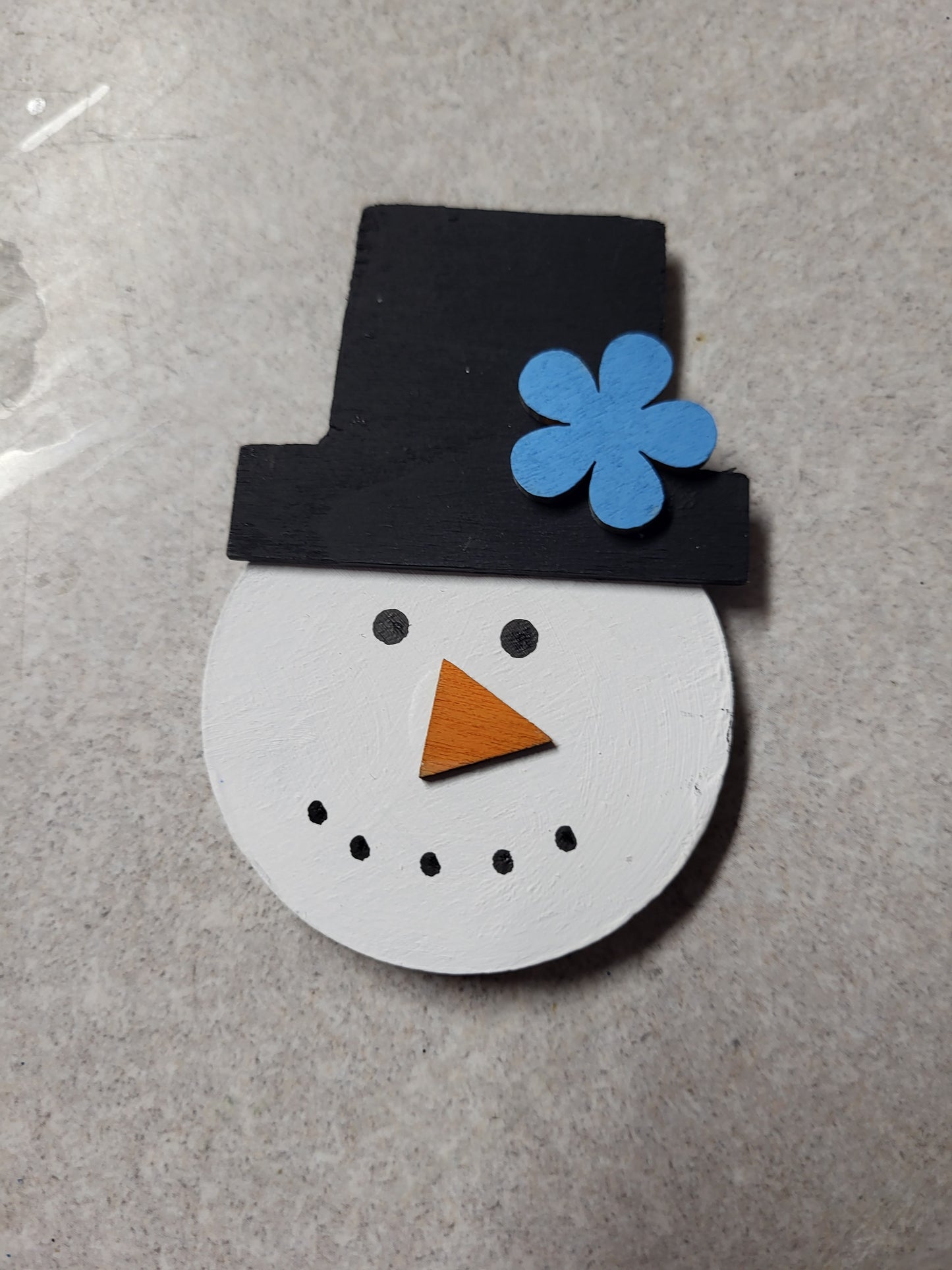 Handmade Winter Magnet Collection - Rustic Wooden Decor