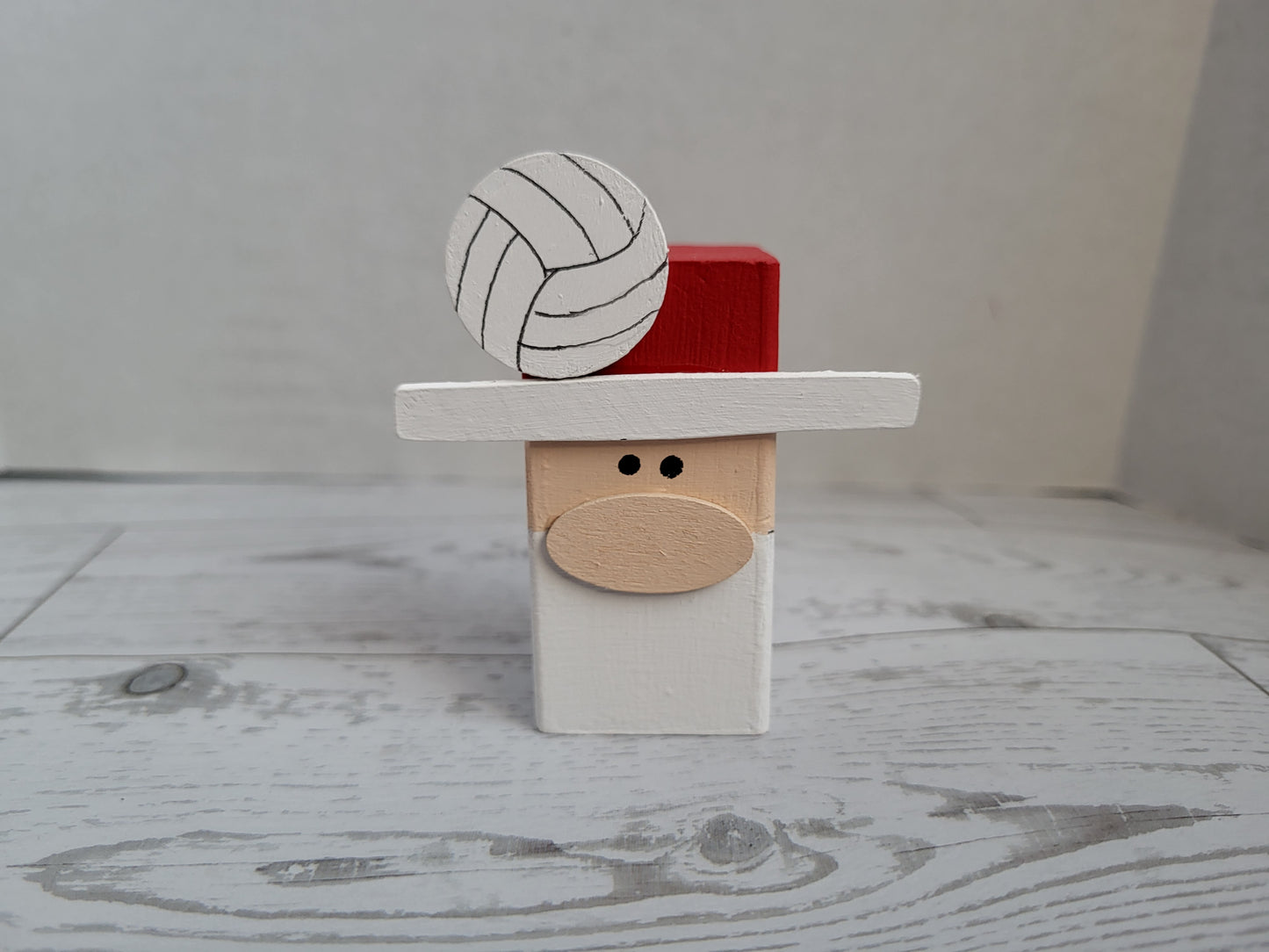 Volleyball Shelf Sitter Collection – Custom Team Colors | Handmade Sports Décor