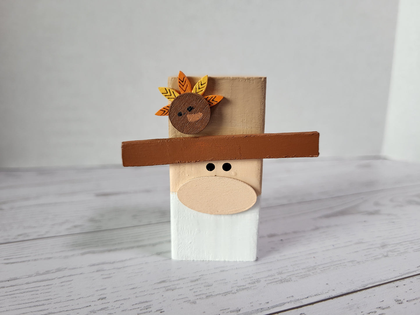 Handmade Thanksgiving Shelf Sitters  - Rustic Wooden Décor Collection