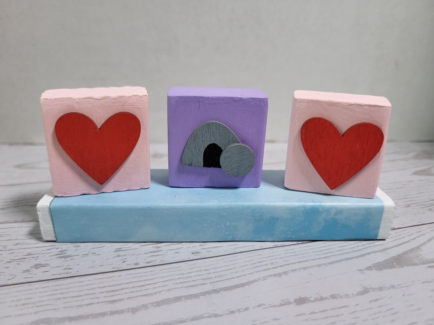 Handmade Religious Easter Shelf Sitters - Rustic Wooden Décor Collection