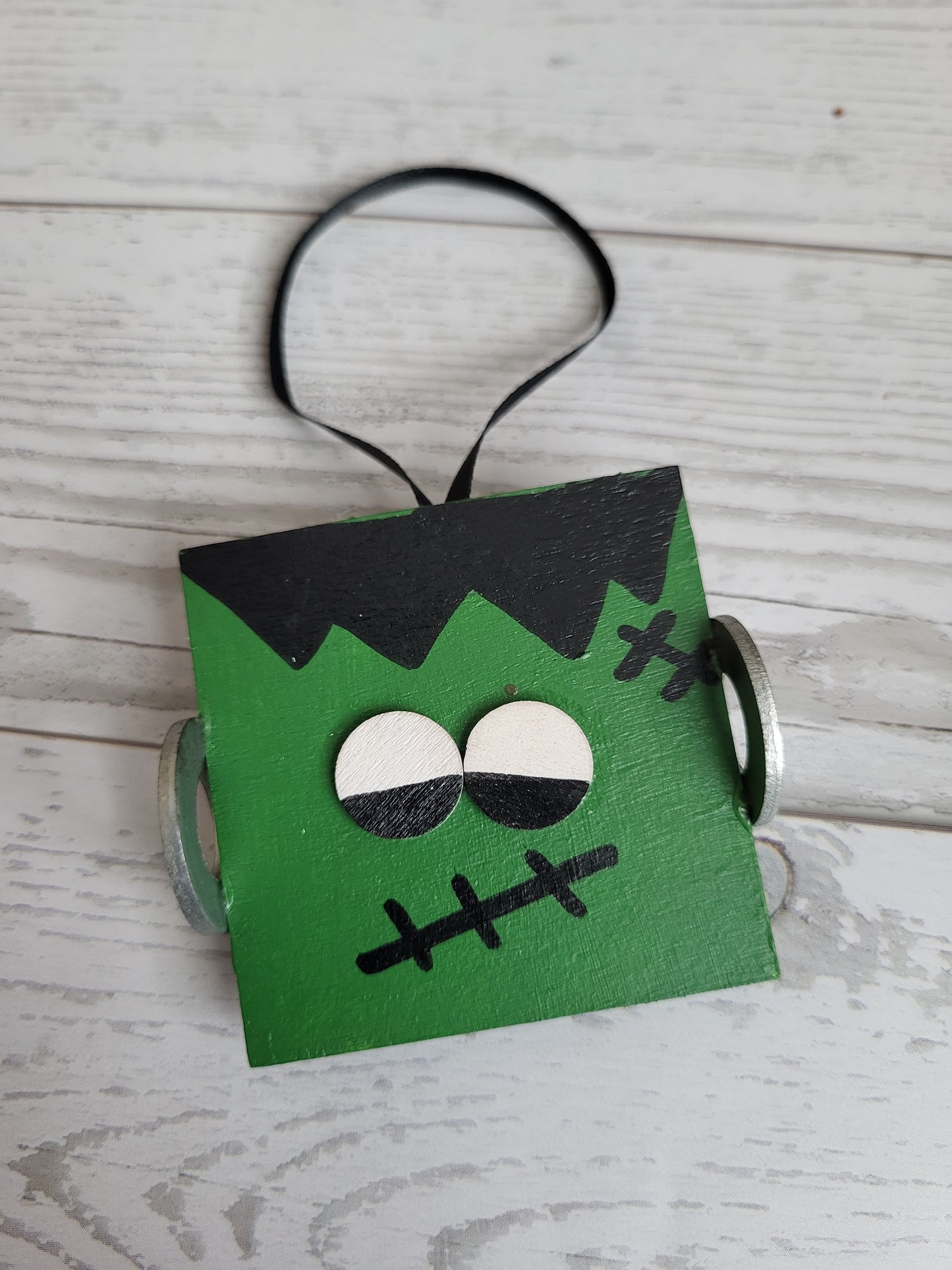 Handmade Halloween Ornament Set - 12 hand-painted ornaments for seasonal decorating