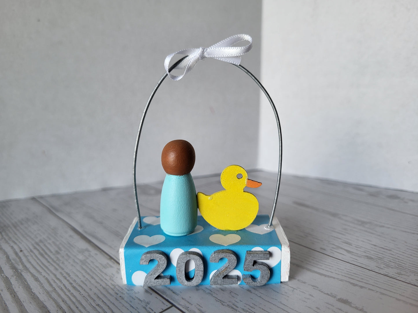 Personalized Baby Ornament | Custom Year and Colors